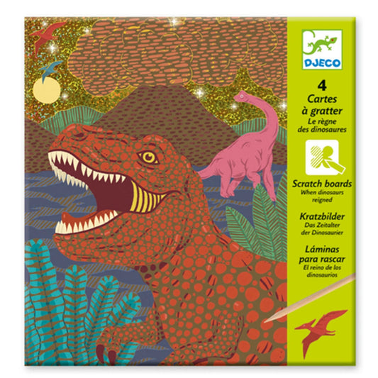 Djeco tableaux à gratter dinosaures