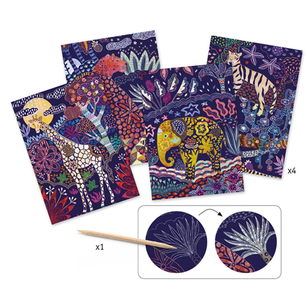 Djeco Scratch Pictures Nature