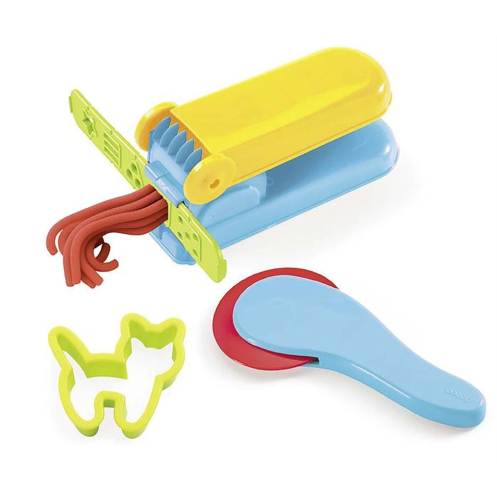 Djeco Large modelling clay set with 4 colours & 21 tools