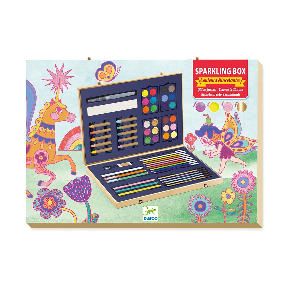 Djeco paint box, 60 pieces