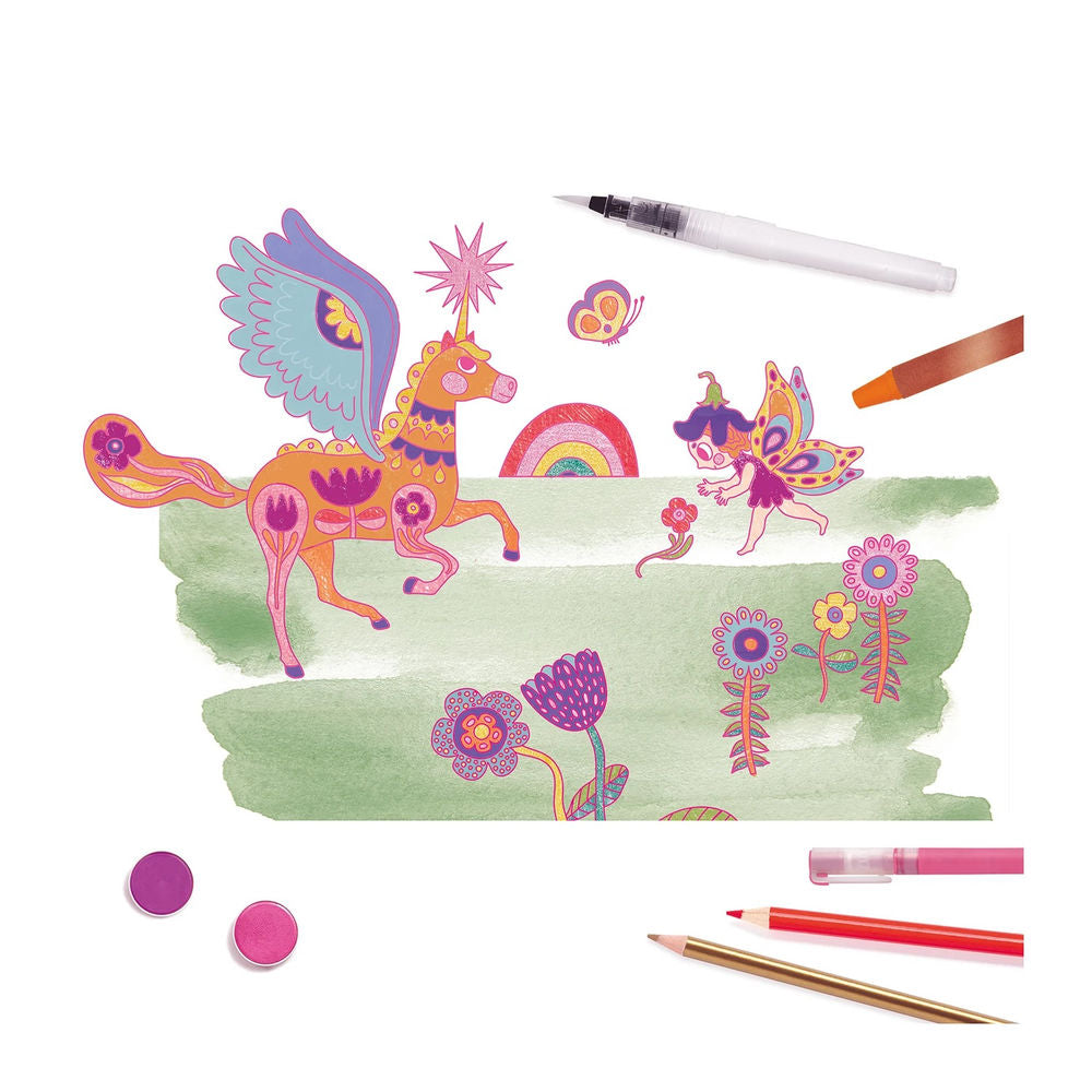 Djeco paint box, 60 pieces