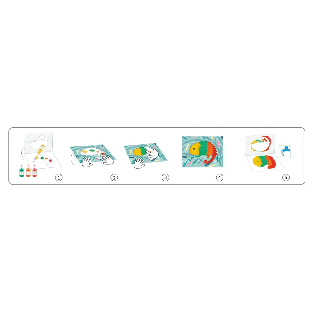 Djeco Finger Painting Splash Fun