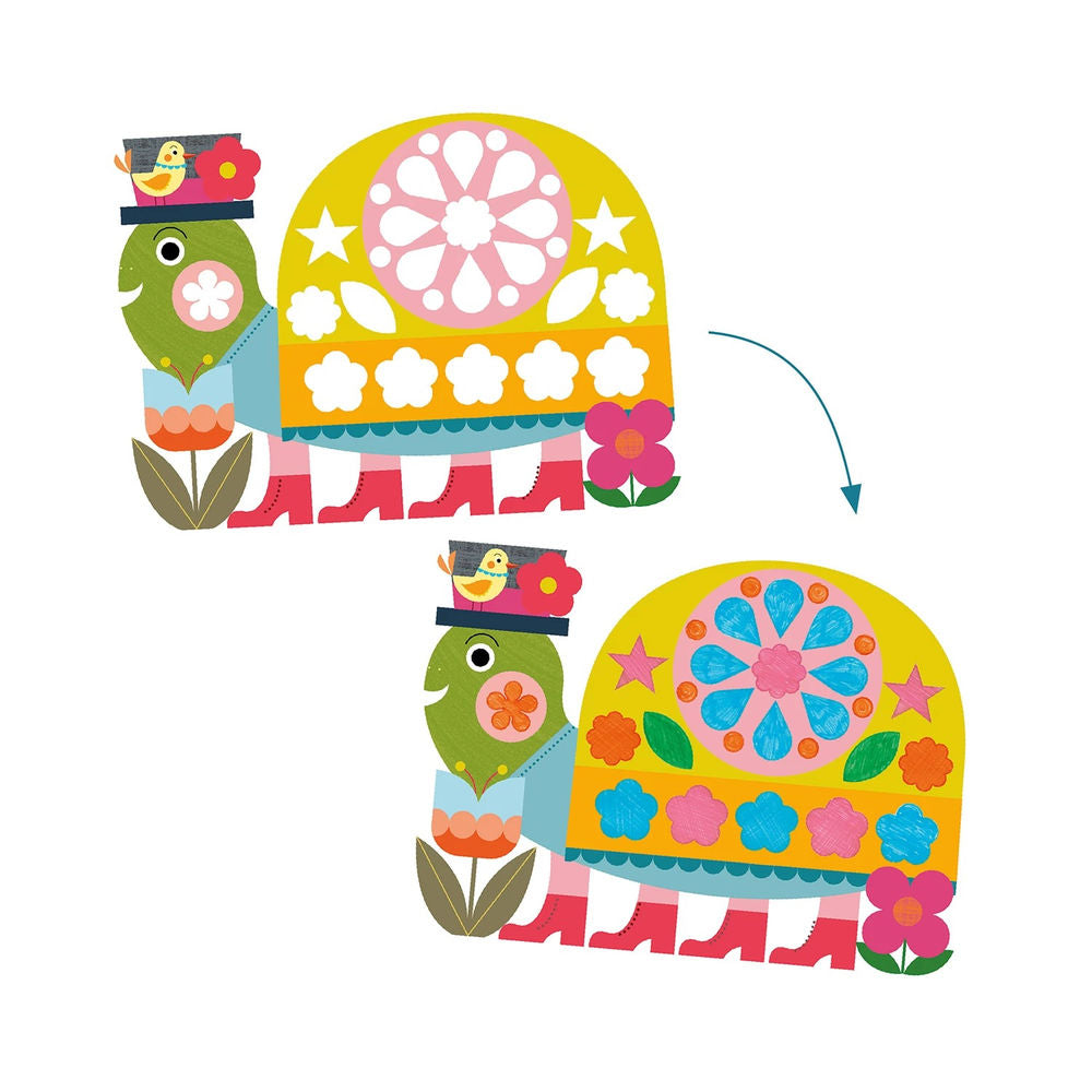 Djeco Painting with stencil