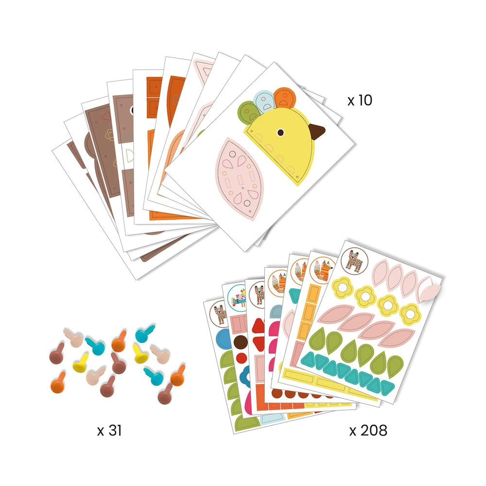 Djeco Paper Crafts Large Animals