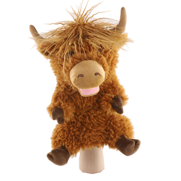 Handpuppe Hochlandkuh 25cm