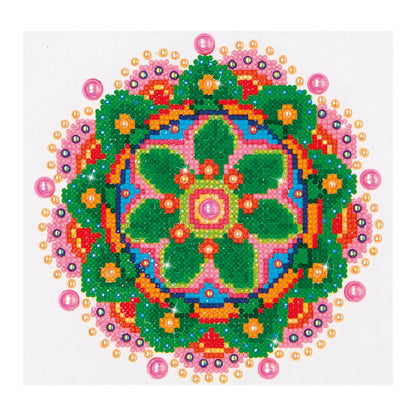 Diamond Painting Blumen Mandala