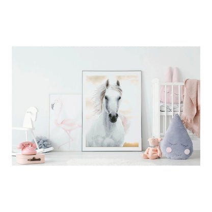 Diamond Painting Pferd weiss