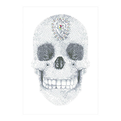 Diamond Painting Kristallschädel