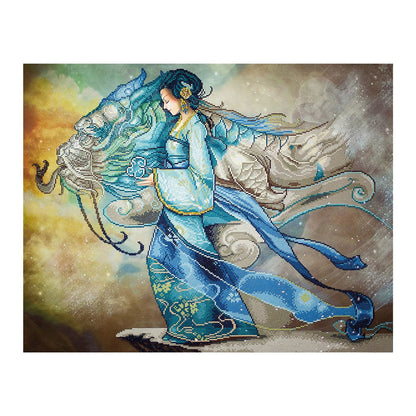 Diamond Painting Drachenprinzessin