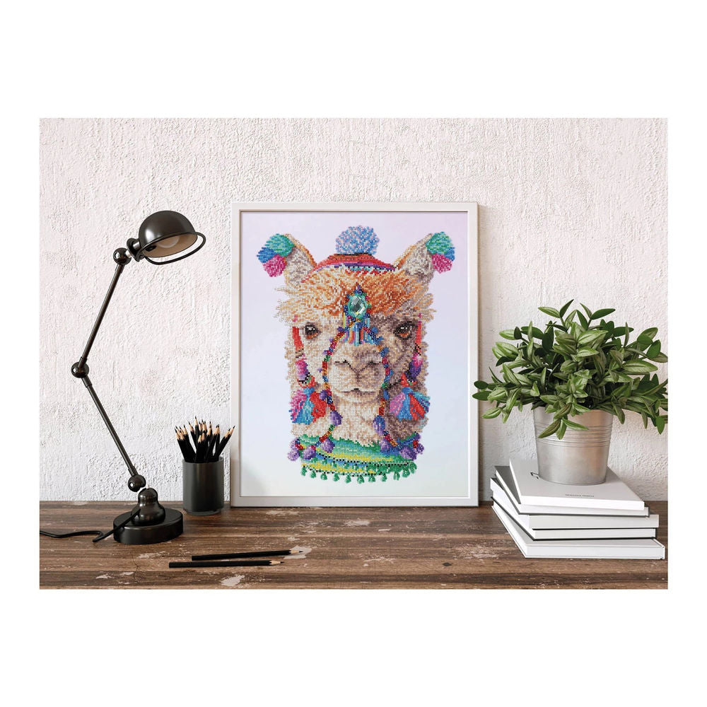 Diamond Painting Bohemian Alpaka