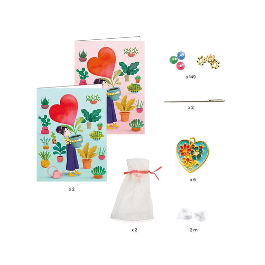 Coeur Djeco pour enfiler TOI & MOI