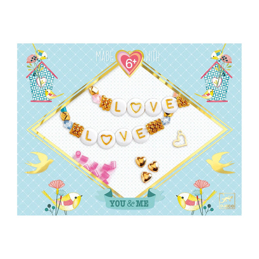 Lettres Djeco à enfiler TOI & MOI