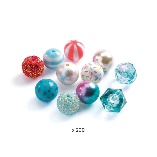 Perles à bulles Djeco argent