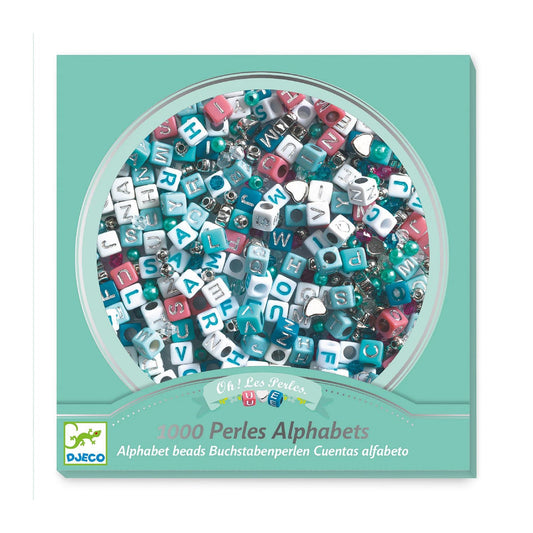 Perles lettres Djeco argent