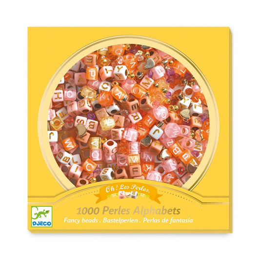 Perles lettres Djeco dorées