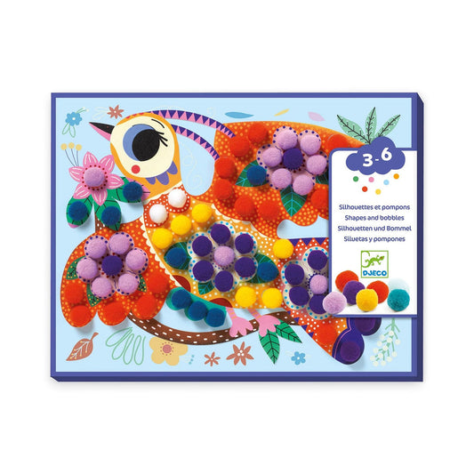 Djeco silhouettes pompons
