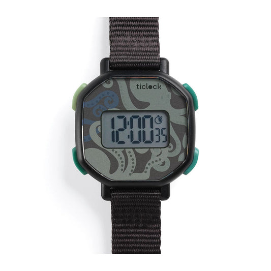 Montre Digitale Djeco Poulpe Noir