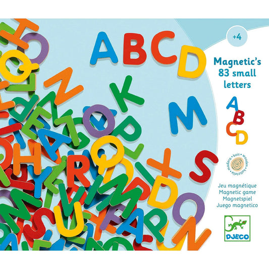 Djeco magnets 83 lettres minuscules