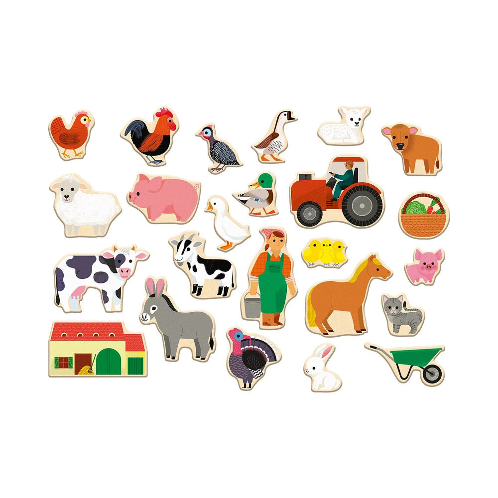 Aimants Djeco Farmix