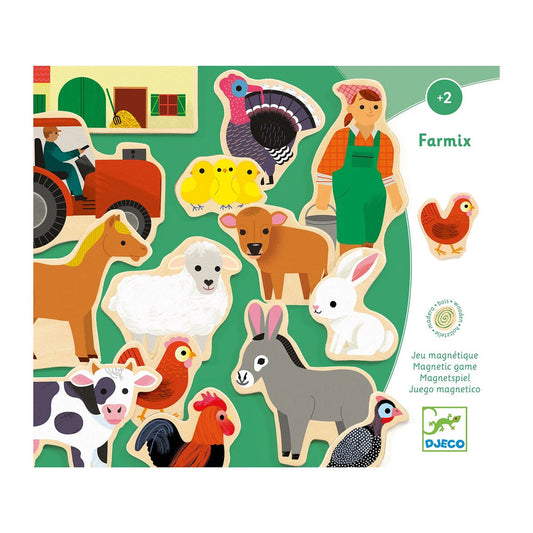 Aimants Djeco Farmix
