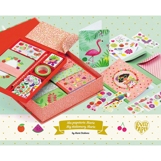 Coffret papeterie Djeco Marie