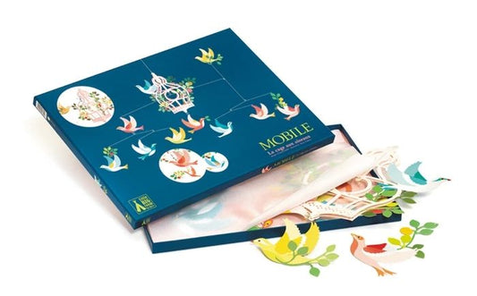 Cage à oiseaux mobile Djeco