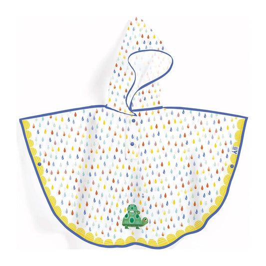 Djeco poncho de pluie tortue (80x46cm)