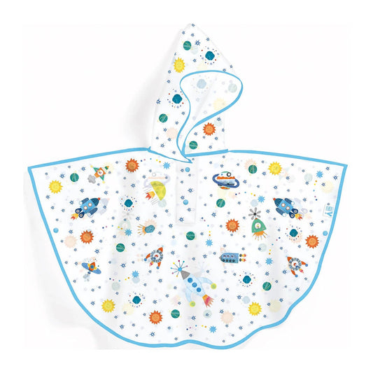 Djeco Poncho de Pluie Fusée (90x46 cm)