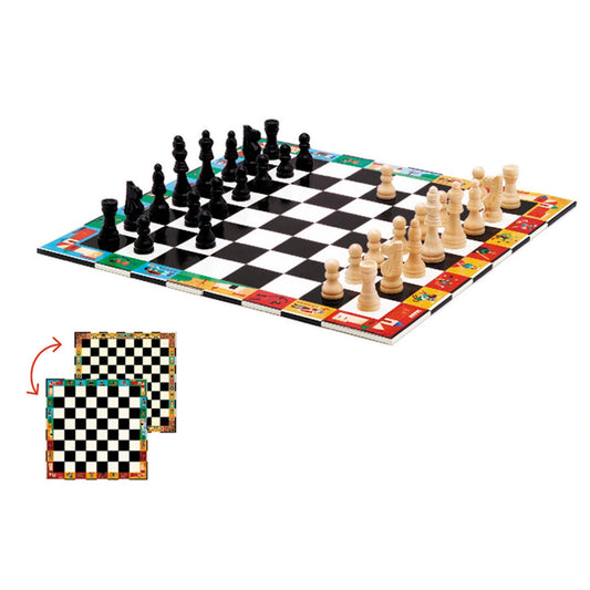 Échecs et dames Djeco