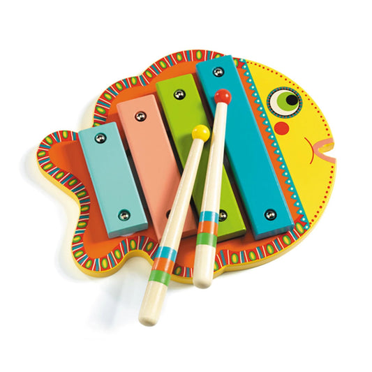 Poisson xylophone en bois Djeco