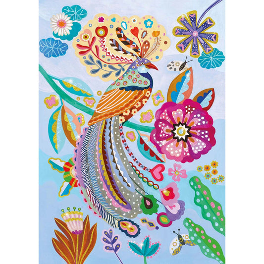 Djeco Wizzy puzzle oiseau, 50 pièces