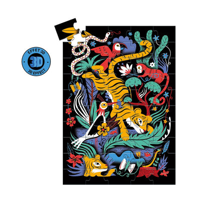 Wizzy Puzzle Tigersprung, 50 Teile