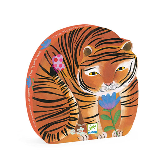 Djeco Spaziergang mit Tiger, 24 Teile