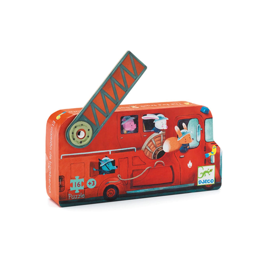 Djeco Les pompiers, 16 pièces