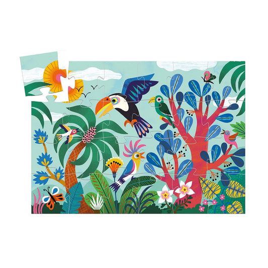 Djeco Puzzle Coco le Toucan, 24 pièces