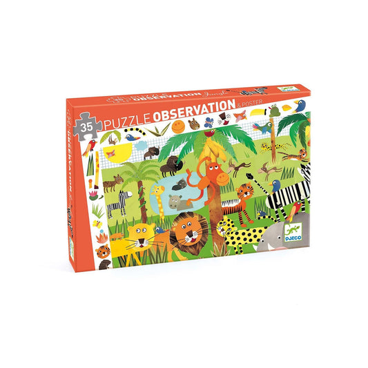 Djeco Dans La Jungle, 35 pièces