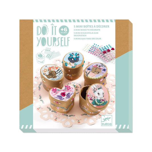 Djeco DIY - 5 mini boîtes