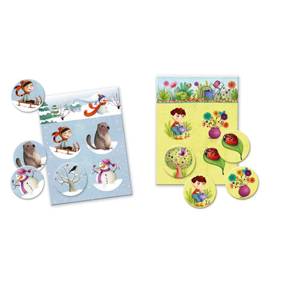 Djeco jeu éducatif Loto 4 saisons