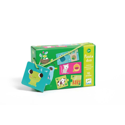 Djeco Puzzle Duo habitat