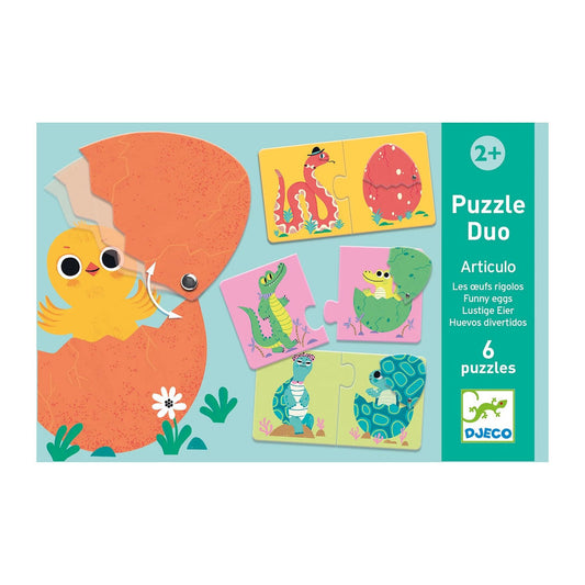 Djeco Puzzle Duo Oeufs Amusants