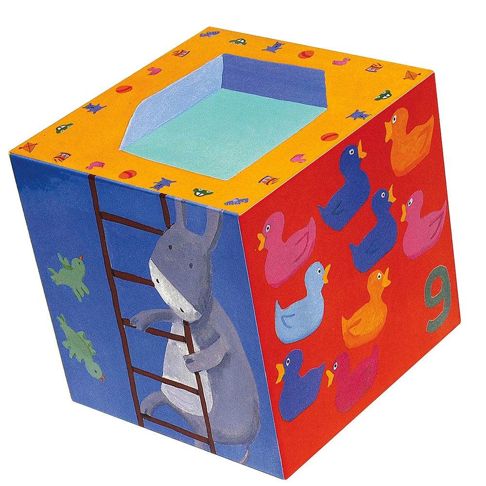 Djeco Pyramide Rigolos, 10 cubes