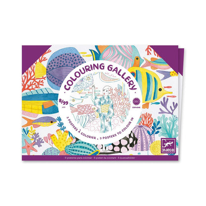 Djeco Colouring Gallery Japan