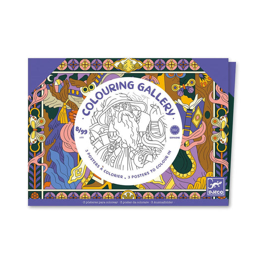 Djeco Coloriage Galerie Héros