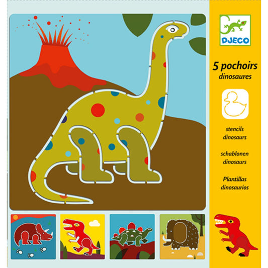 Djeco stencils dinosaurs