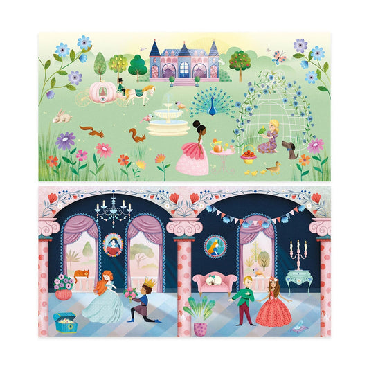 Djeco Stories with Stickers Life in the Castle