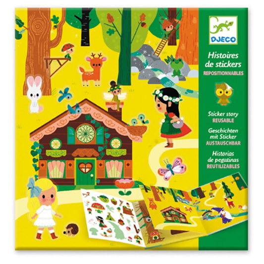 Djeco stories with stickers Magic Forest