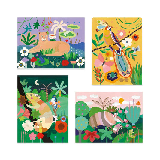 Djeco Peinture 3D Forêt Tropicale
