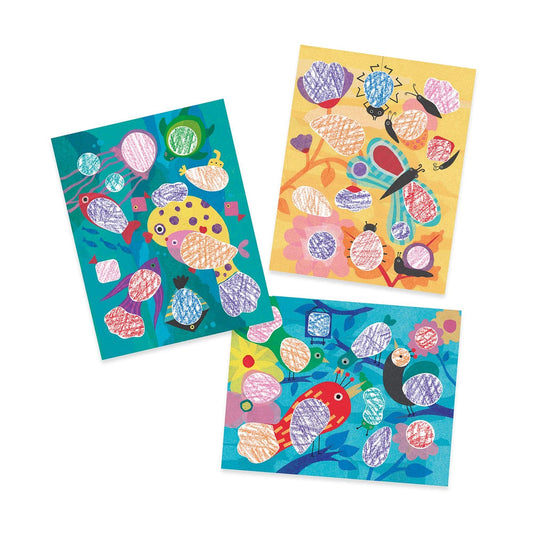 Djeco Pochoirs Magiques Poulet & Co