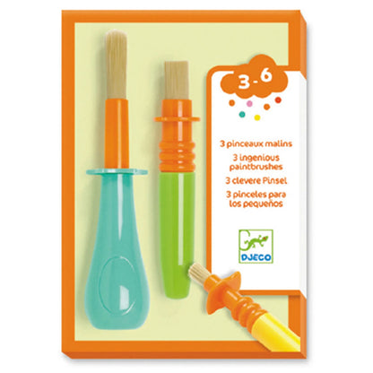 Djeco 3 pinceaux astucieux