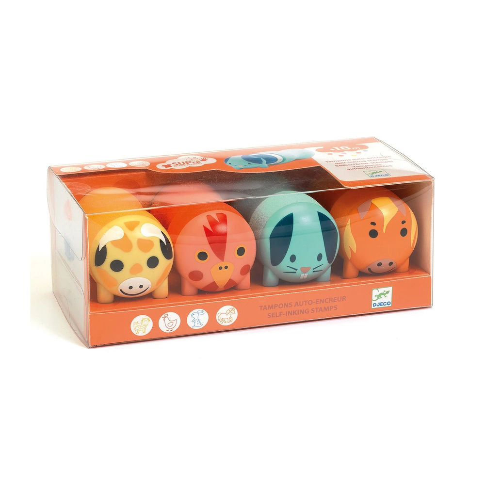 Djeco Tampon pour tout-petits Animaux de la ferme